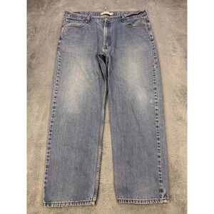 VTG Levis 550 Jeans Men 42Wx32L Blue Denim Medium Wash Loose Relaxed Fit 90s